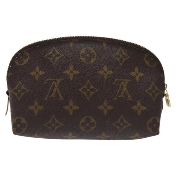 LOUIS VUITTON Monogram Pochette Cosmetic PM Cosmetic Pouch M47515 LV Auth 128595 - Picture 2 of 16
